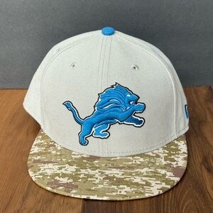 New Era Detroit Lions Salute to Service Hat
